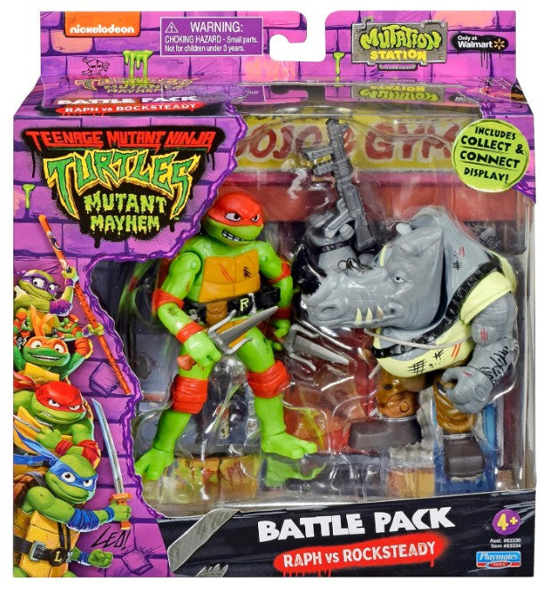 TMNT - Battle Pack - Raph vs Rocksteady
