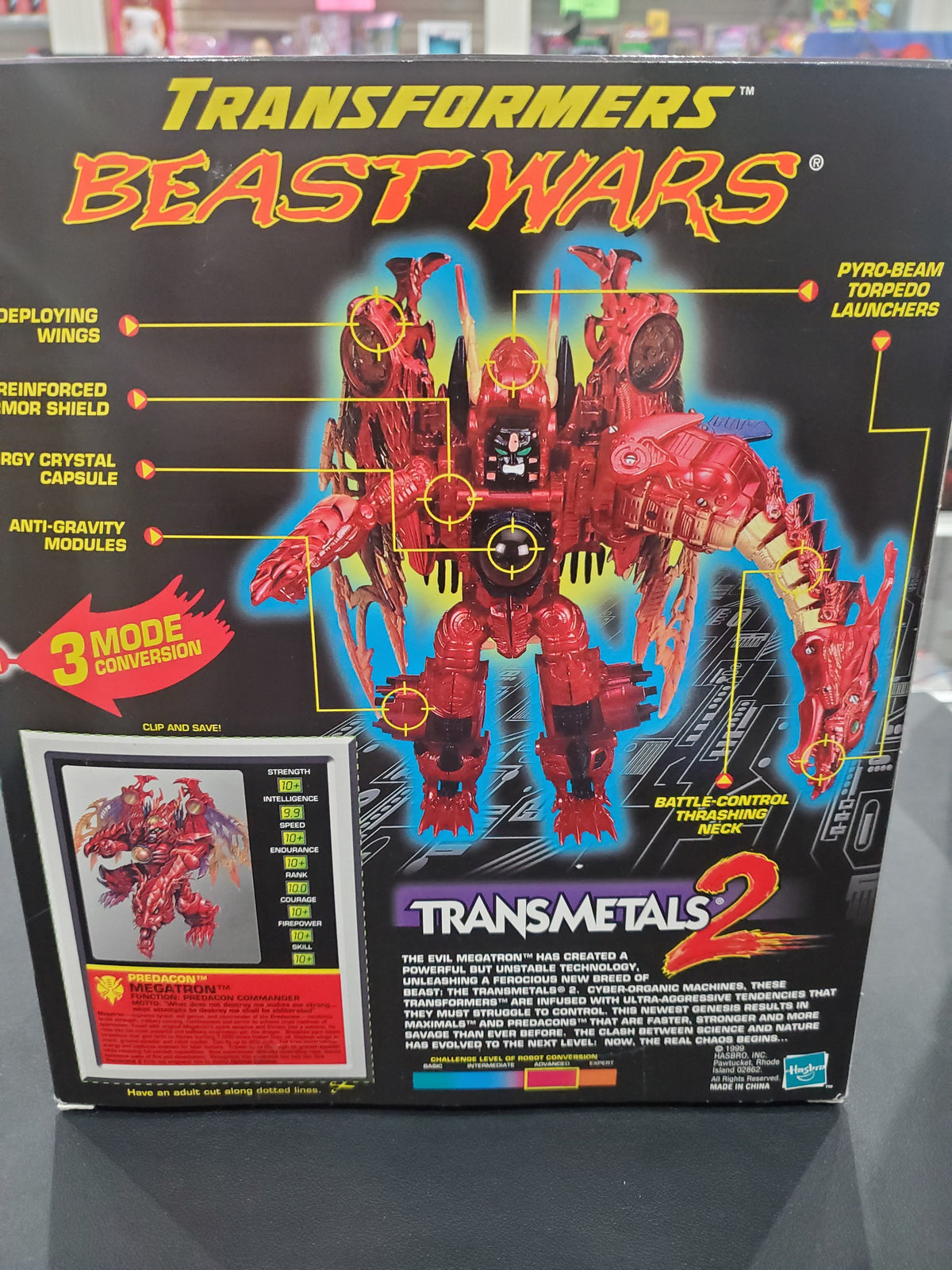 Transformers - Beast Wars - Evil Predacon Megatron Dragon