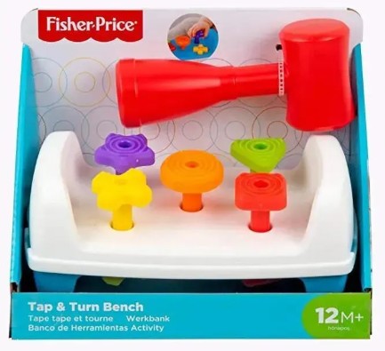Fisher Price - Tap & Turn Bench