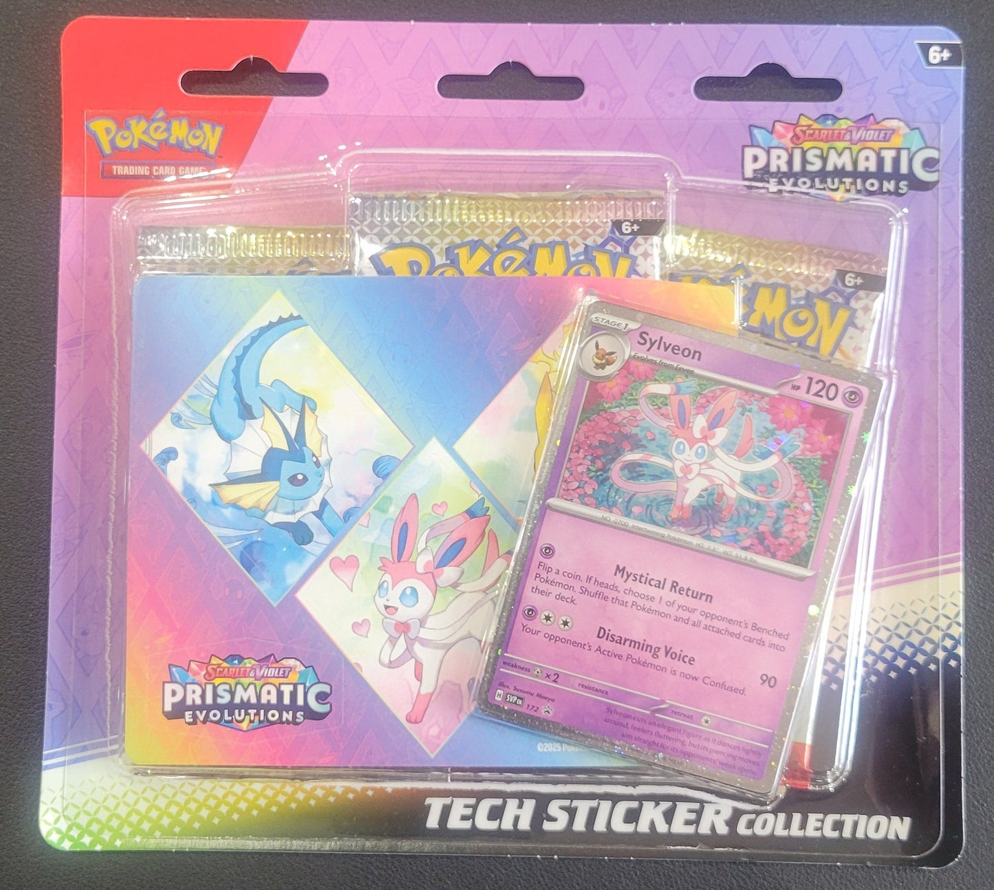 Pokemon - Prismatic Evolutions - Tech Sticker Collection - Sylveon
