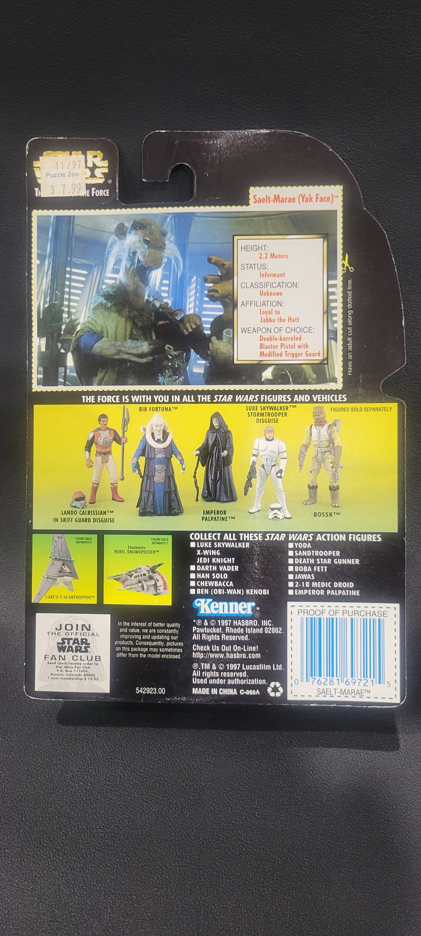 Star Wars - Saelt-Marae (Yak Face) with Battle Staff