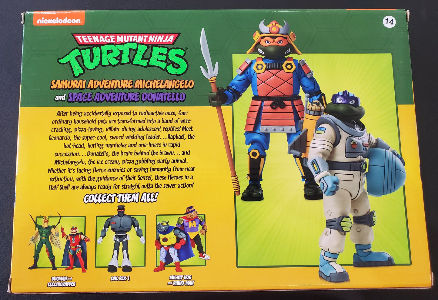 TMNT - Samurai Adventure Michelangelo and Space Adventure Donatello