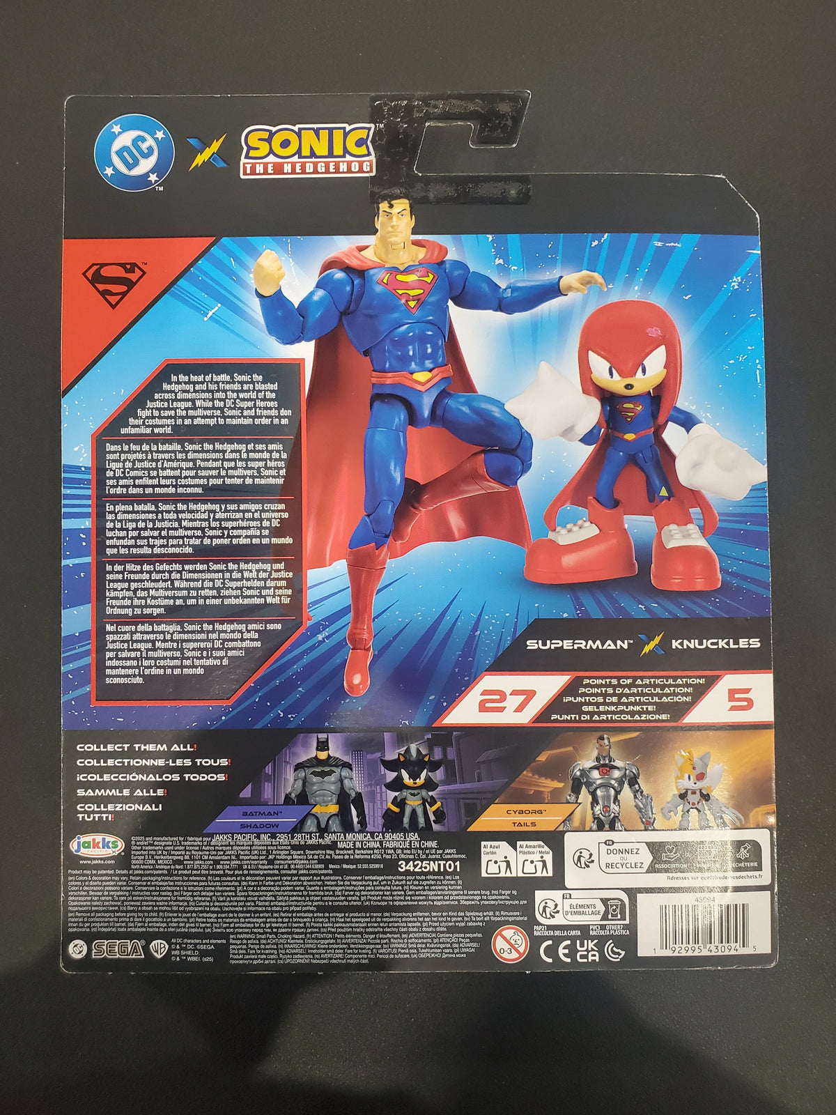 DC x Sonic The Hedgehog - Knuckles Superman