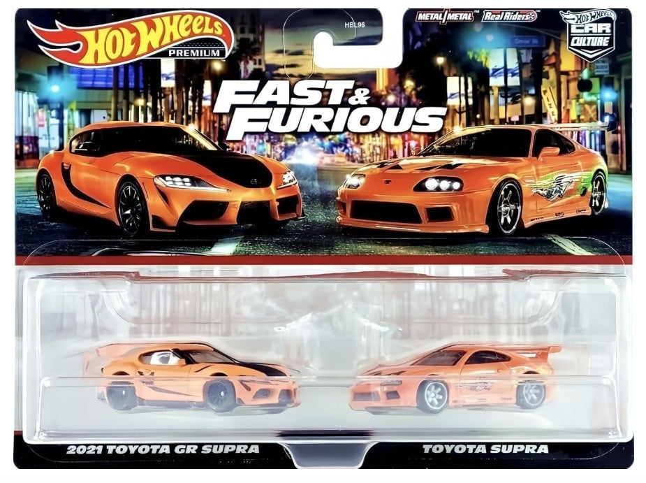 Hot Wheels - Car Culture - 2021 Toyota GR Supra & Toyota Supra