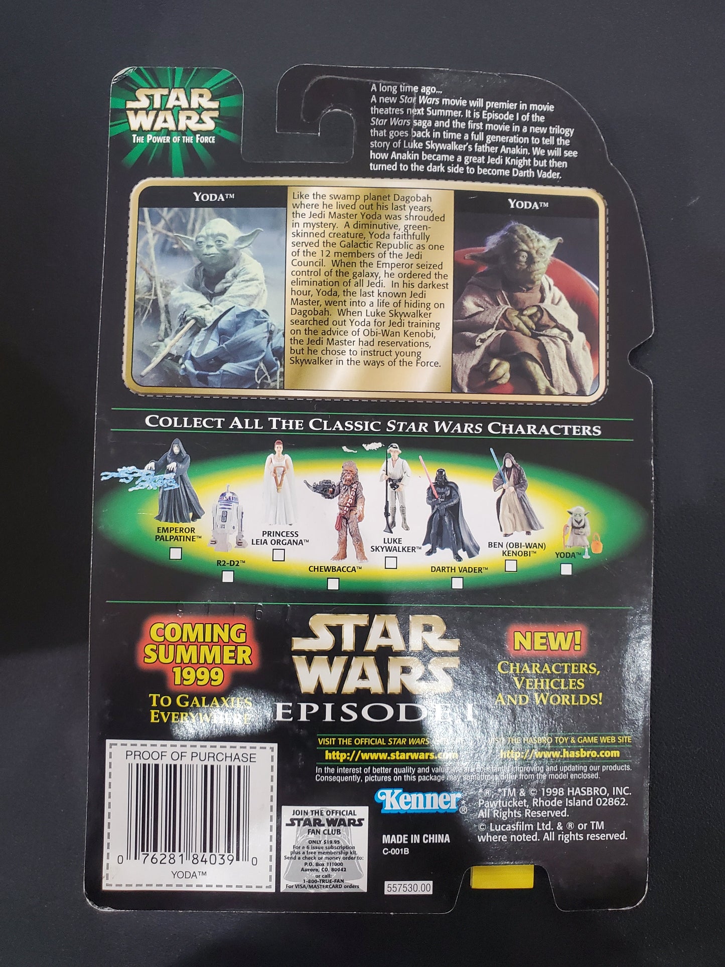 Star Wars - Yoda with cane and boiling pot