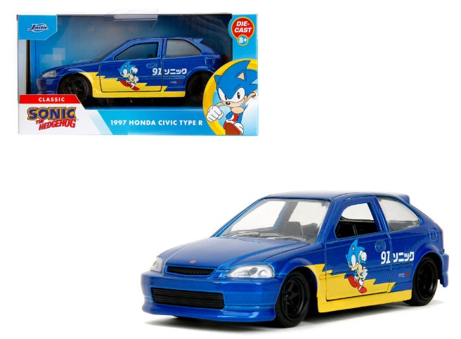 Jada - Sonic the Hedgehog - 1997 Honda Civic Type R 1:32