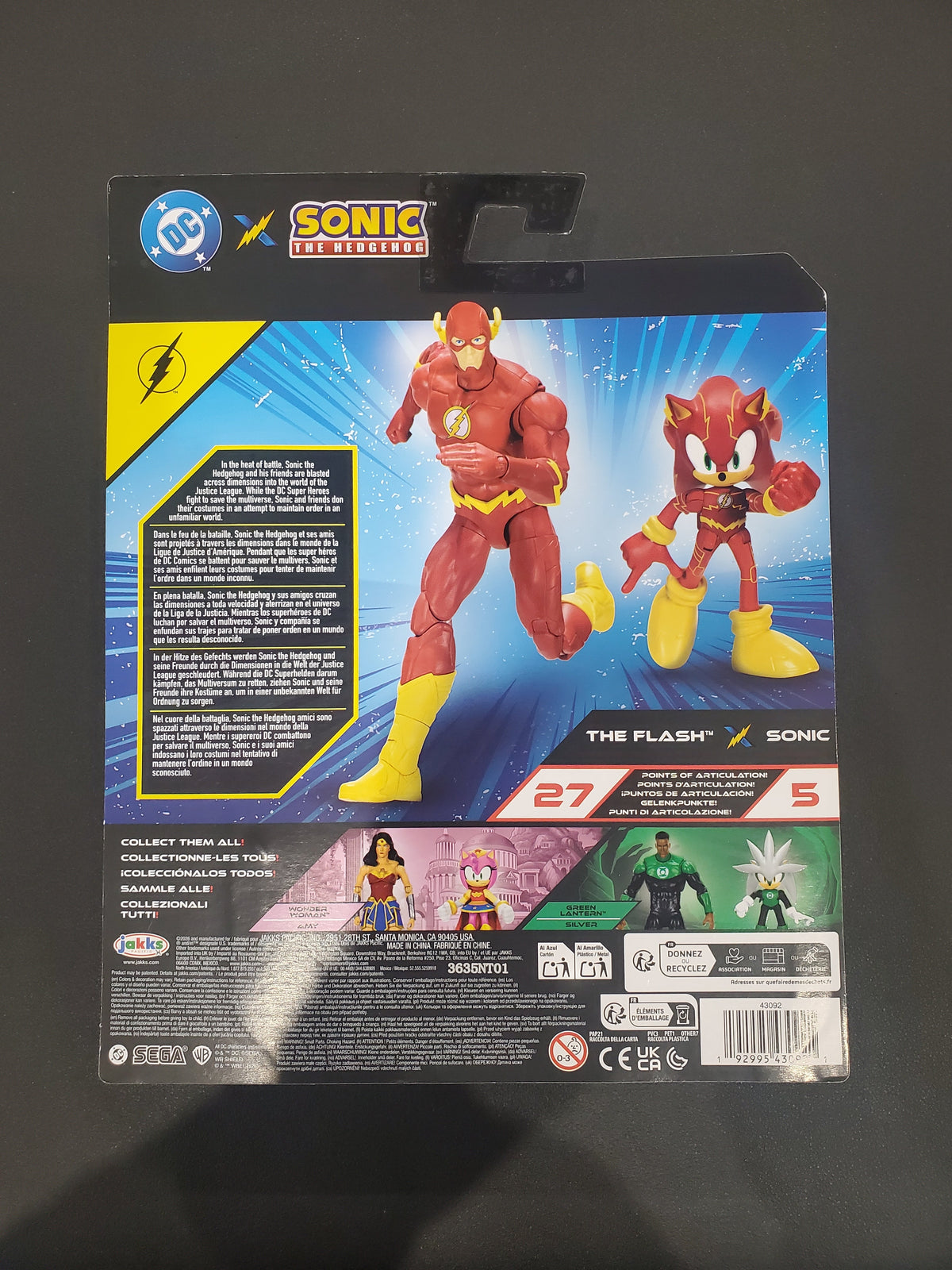 DC x Sonic The Hedgehog - Sonic The Flash