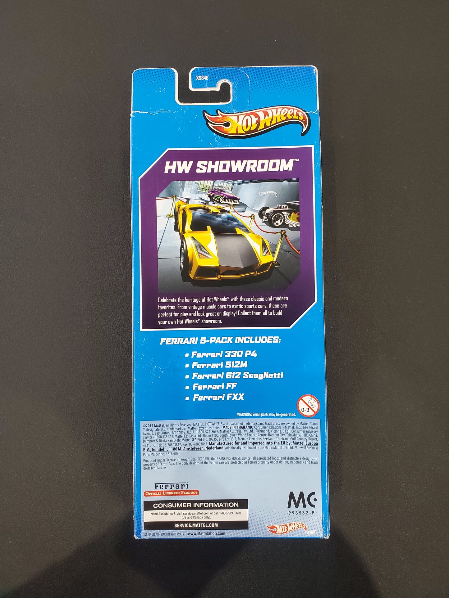 Hot Wheels - Ferrari - 5 Pack