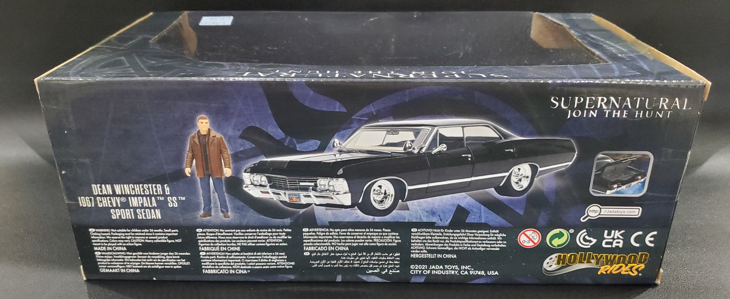 Jada - Supernatural - Dean Winchester & 1967 Chevy Impala SS Sport Sedan