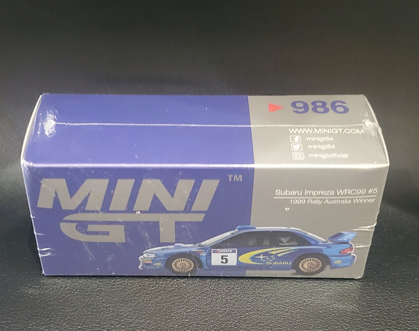 Mini GT - Subaru Impreza WRC99 #5 - #986