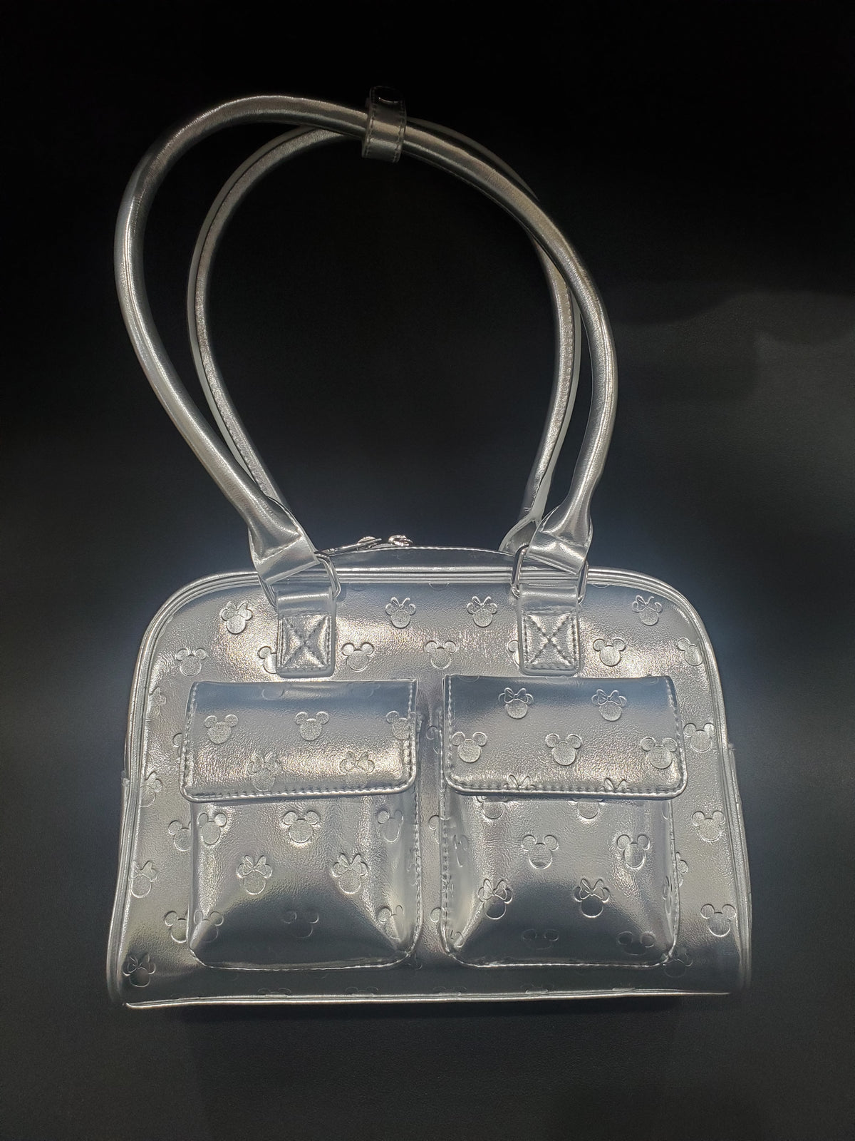 Loungefly - Mickey & Minnie Silver Metallic