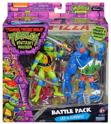TMNT - Battle Pack - Leo vs Superfly