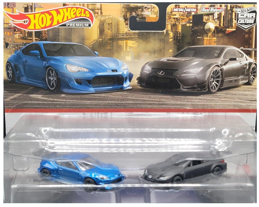 Hot Wheels - Car Culture - Pandem Subaru BRZ & Lexus RC F GT3