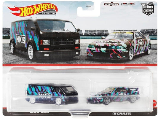 Hot Wheels - Car Culture - MBK Van & Nissan Skyline GT-R (BCNR33)