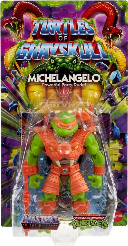TMNT - Turtles of Grayskull - Michelangelo