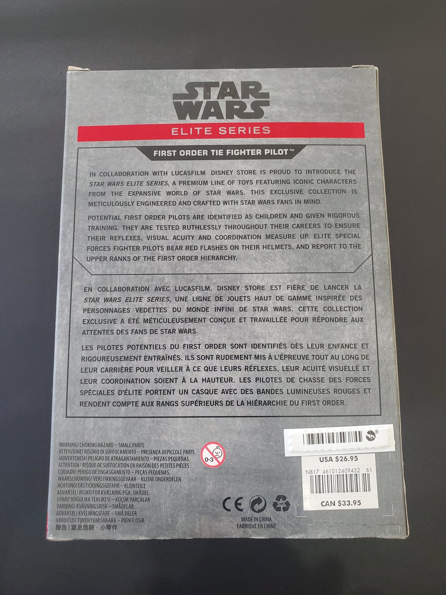 Star Wars - Elite Series - First Order Tie Fighter Pilot