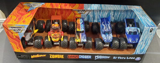 Monster Jam - Fire & Ice 5 Pack