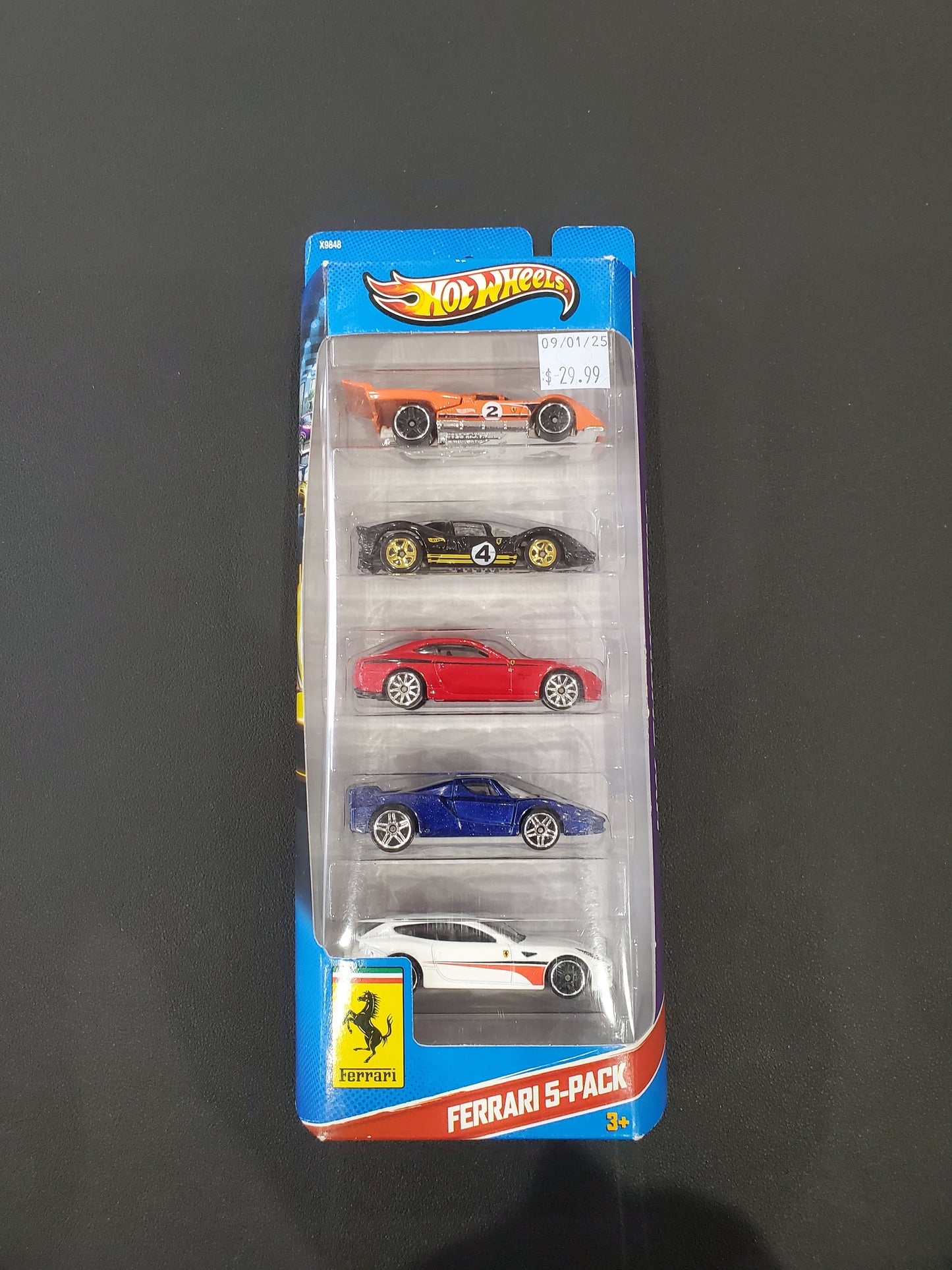 Hot Wheels - Ferrari - 5 Pack