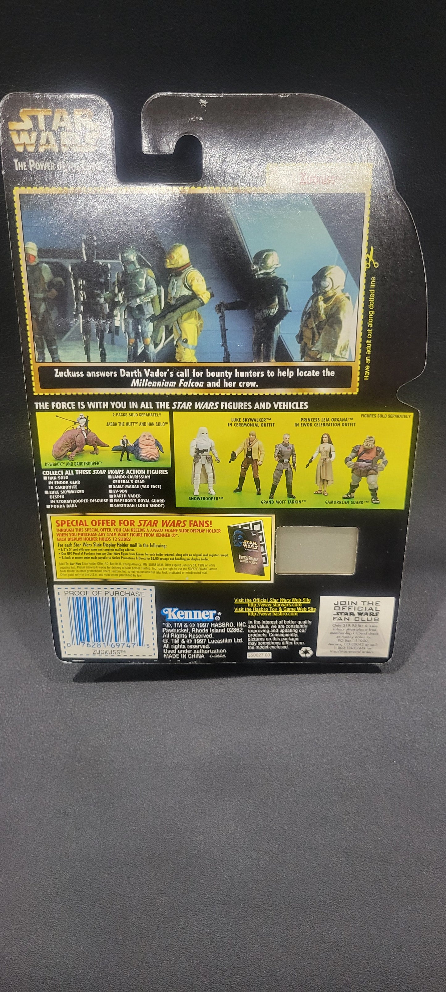 Star Wars - Zuckuss with Heavy Assault Blaster Rifle