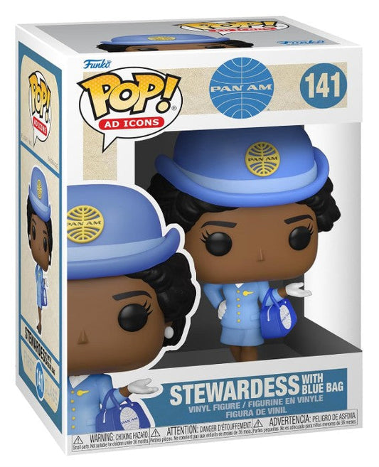 Funko - Pan-Am Stewardess with Blue Bag