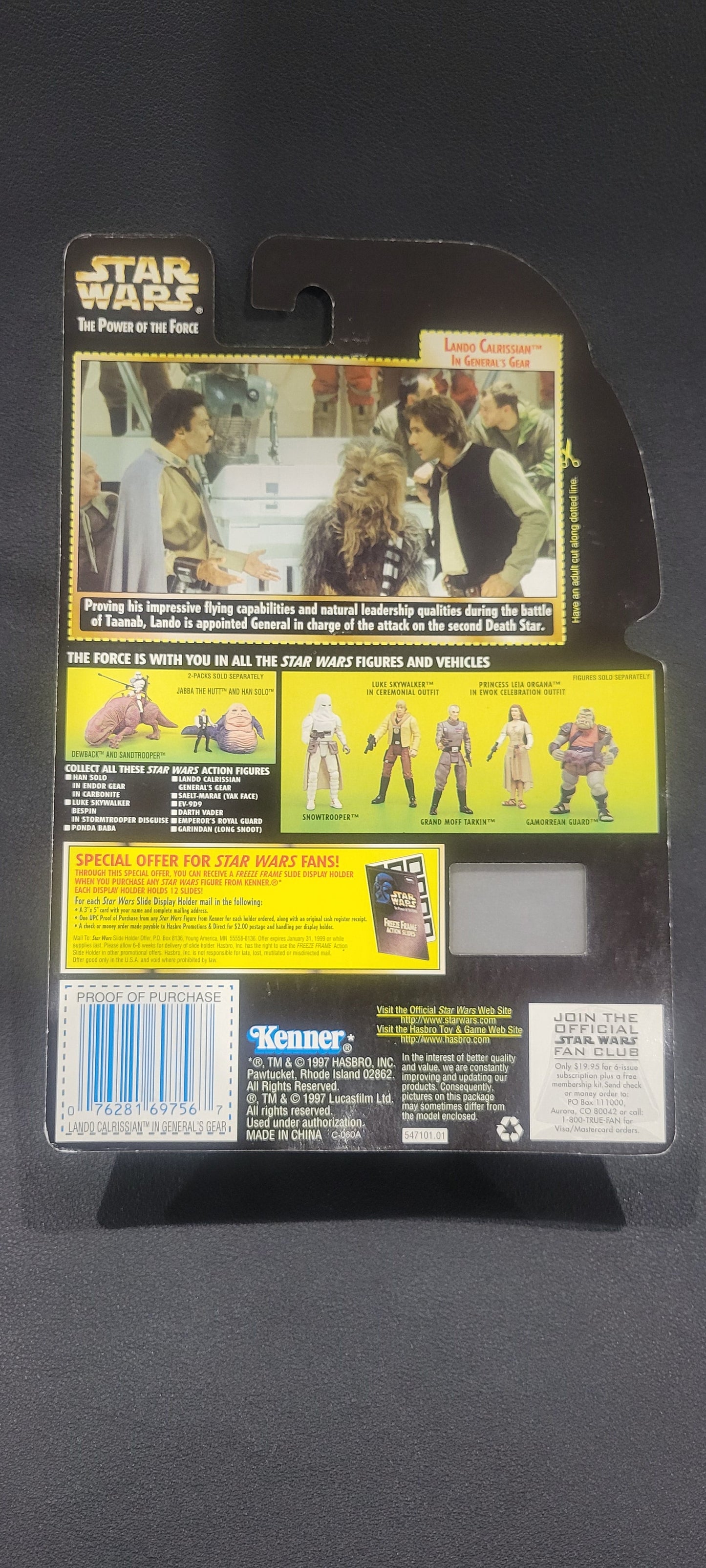 Star Wars - Lando Calrissian in General's Gear with Blaster Pistol