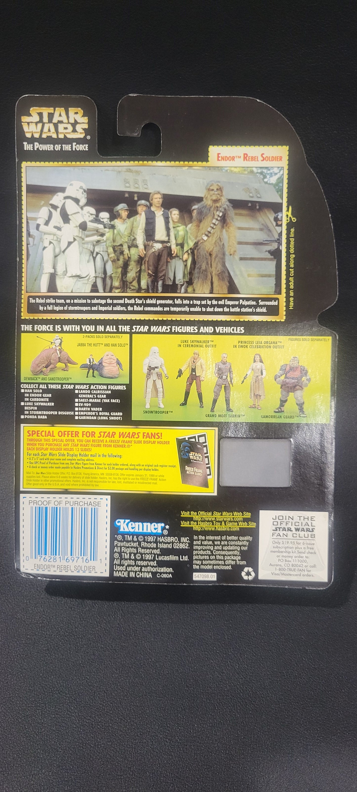 Star Wars - Endor Rebel Soldier with Survival Backpack