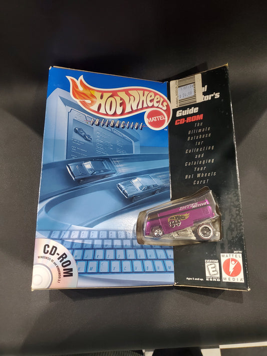 Hot Wheels - '98 Official Collector's Guide Hot Wheels Purple Volkswagen Drag Bus INTERACTIVE