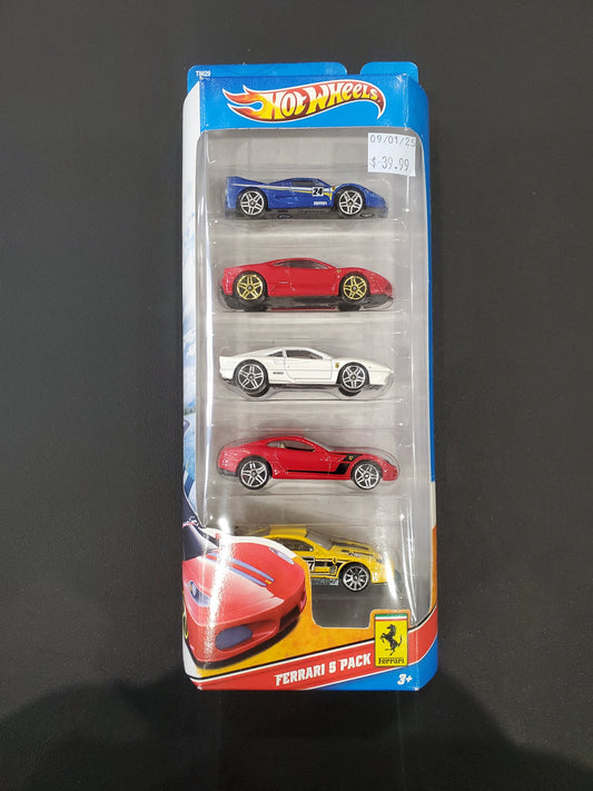 Hot Wheels - Ferrari - 5 Pack