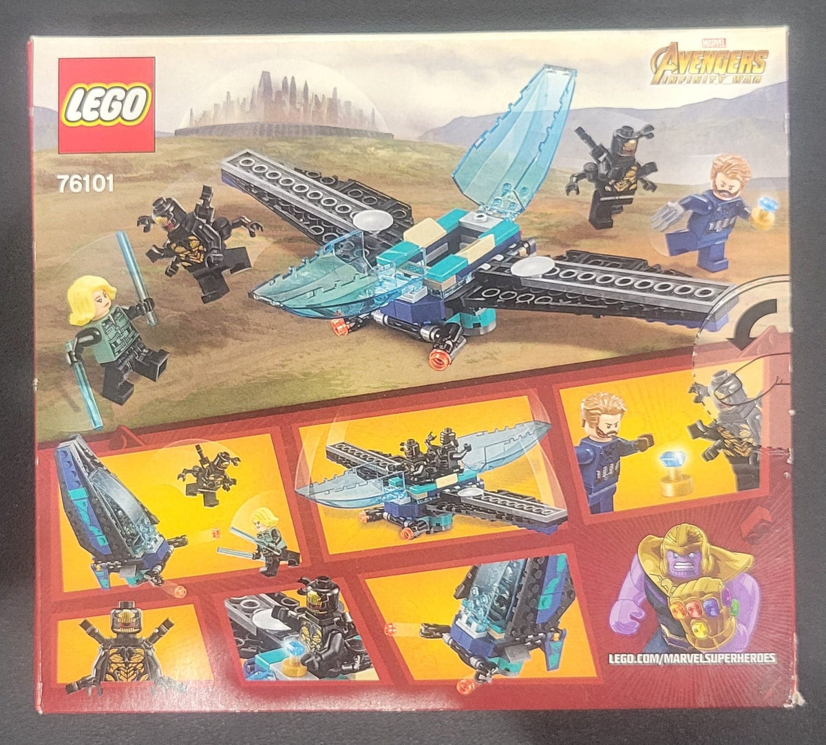 LEGO Marvel Outrider Dropship Attack 76101