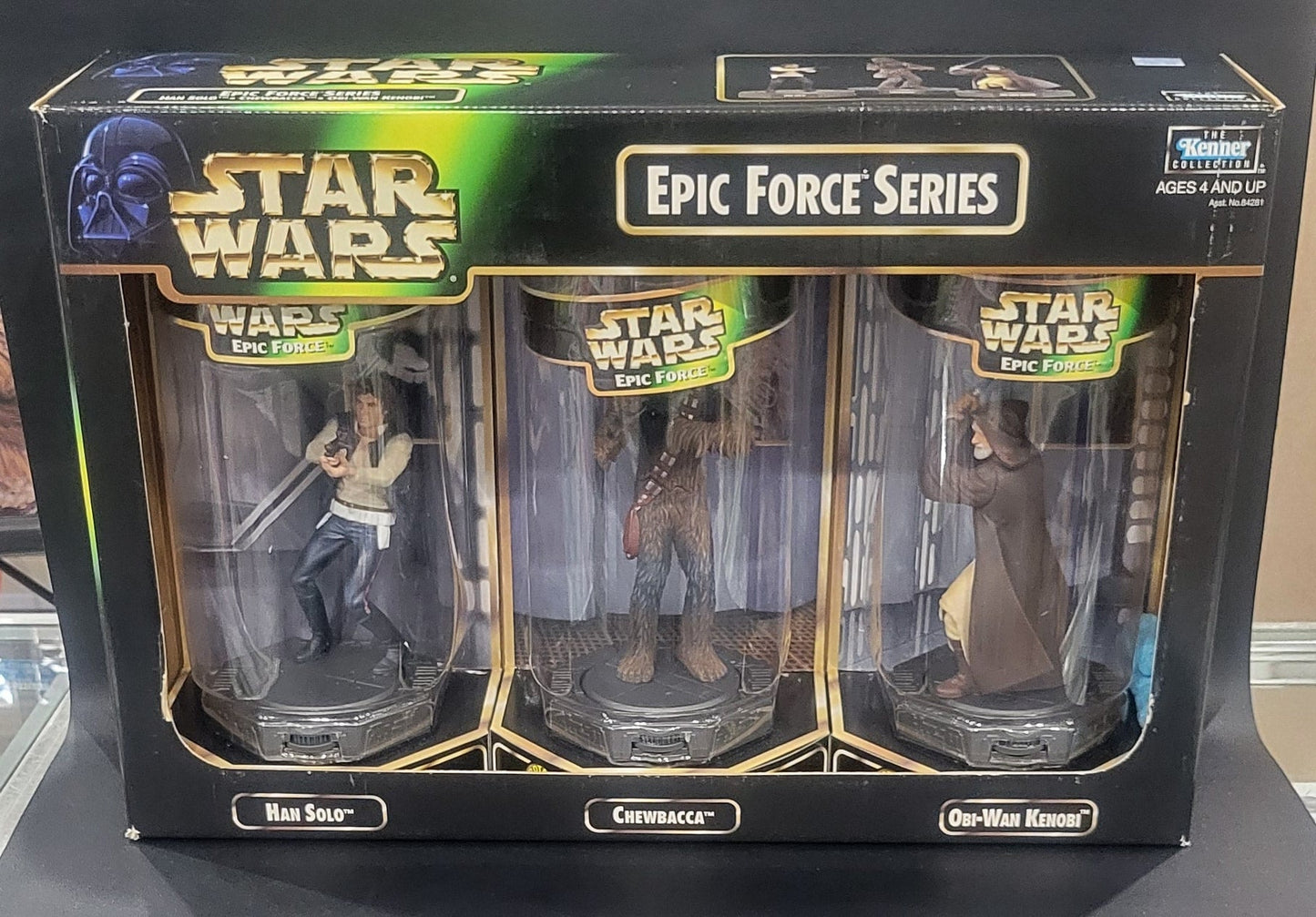 Star Wars - Epic Force - 3 Pack Han Solo, Chewbacca, Obi-Wan Kenobi