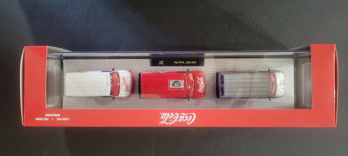 M2 Machines - Coca-Cola 1996 GMC Safari Van *CHASE*