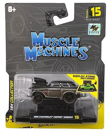 Muscle Machines - Series 3 - 1955 Chevrolet Nomad Gasser #15 *Chase*