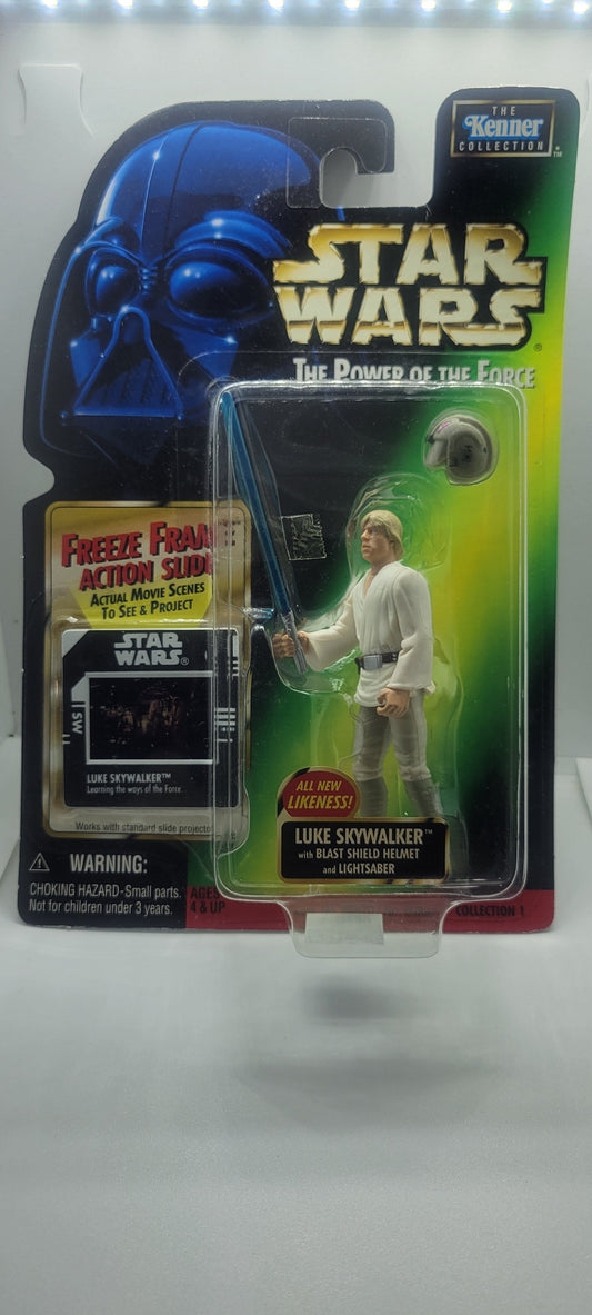 Star Wars - Luke Skywalker with Blast Shield Helmet and Lightsaber