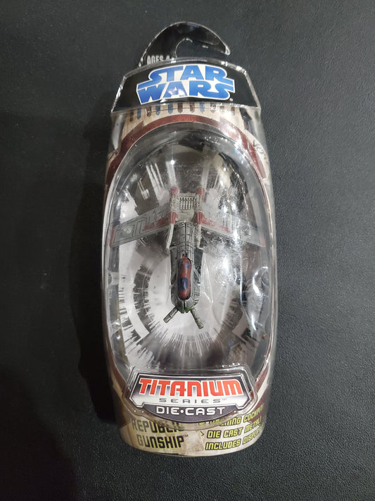 Star Wars - 2008 Titanium Series Die Cast - Republic Gunship