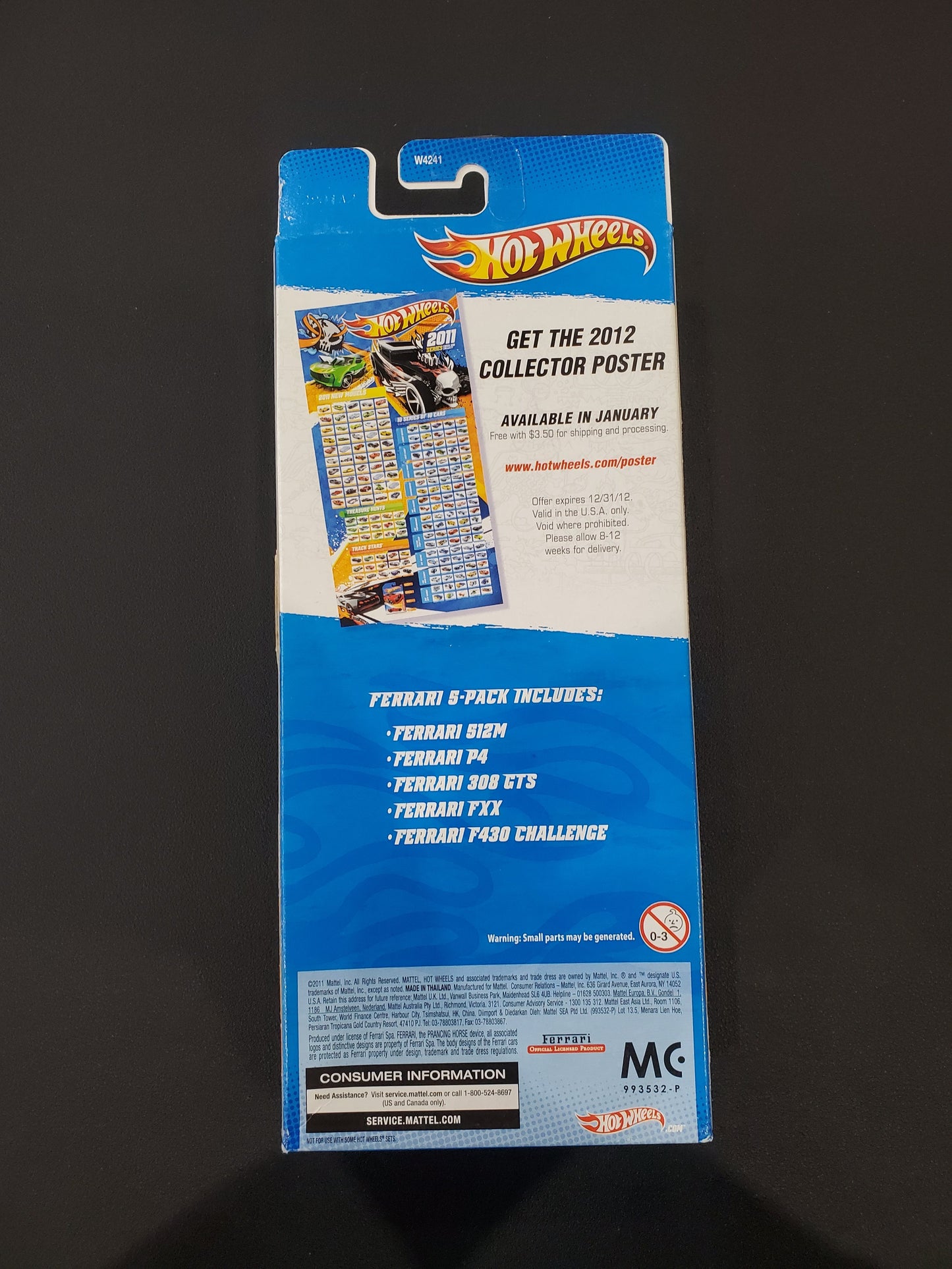 Hot Wheels - Ferrari - 5 Pack