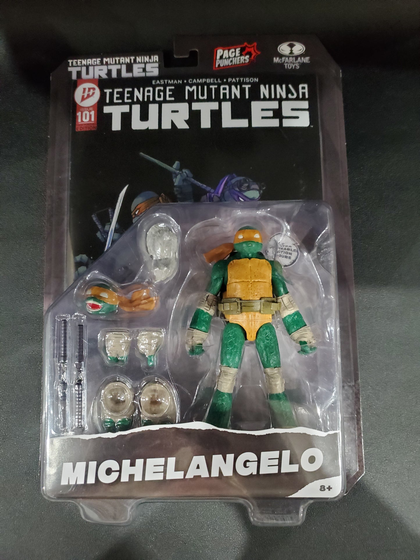 McFarlane Toys - TMNT Page Punchers - Michelangelo