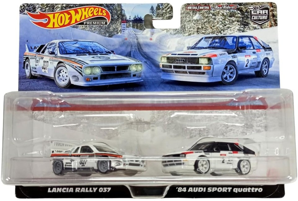 Hot Wheels - Car Culture - Lancia Rally 037 & '84 Audi Sport quattro