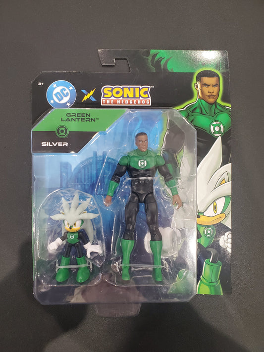 DC x Sonic The Hedgehog - Silver Green Lantern