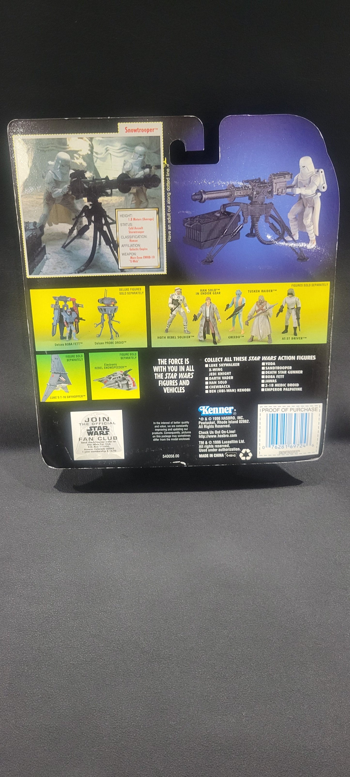 Star Wars - Deluxe - Snowtrooper with E-web Heavy Repeating Blaster