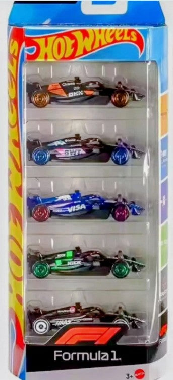 Hot Wheels - Formula 1 - 5 Pack