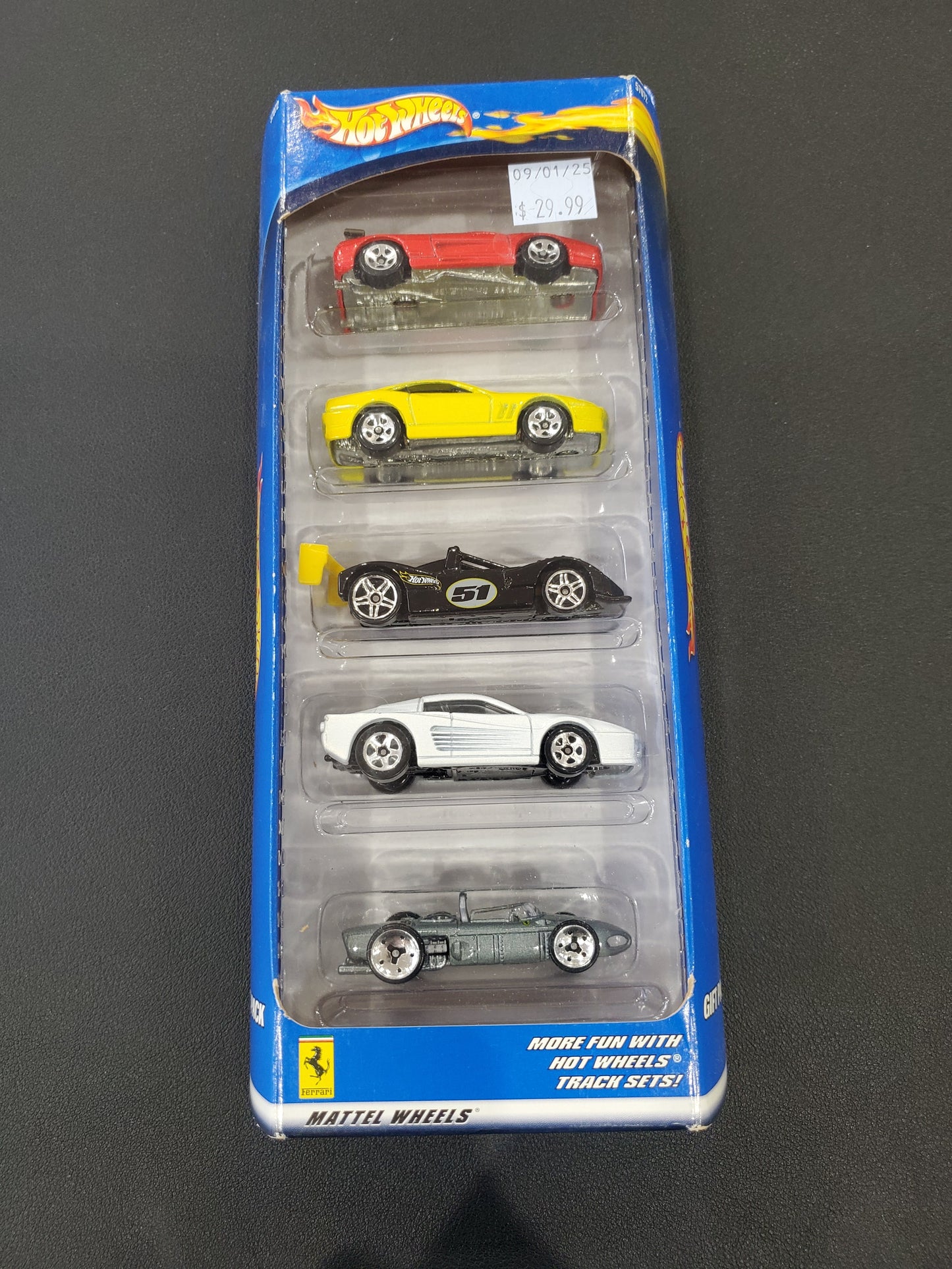 Hot Wheels - Ferrari - 5 Pack