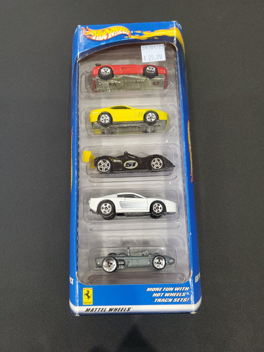 Hot Wheels - Ferrari - 5 Pack