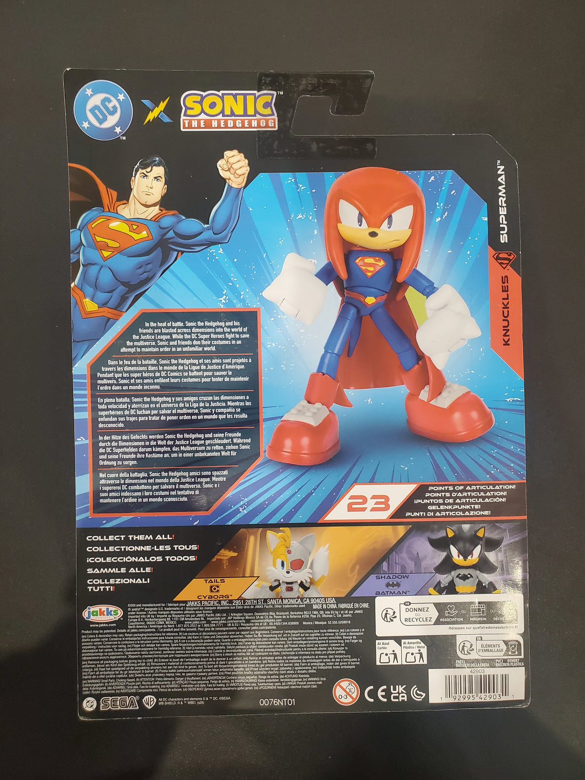 DC x Sonic The Hedgehog - Knuckles Superman