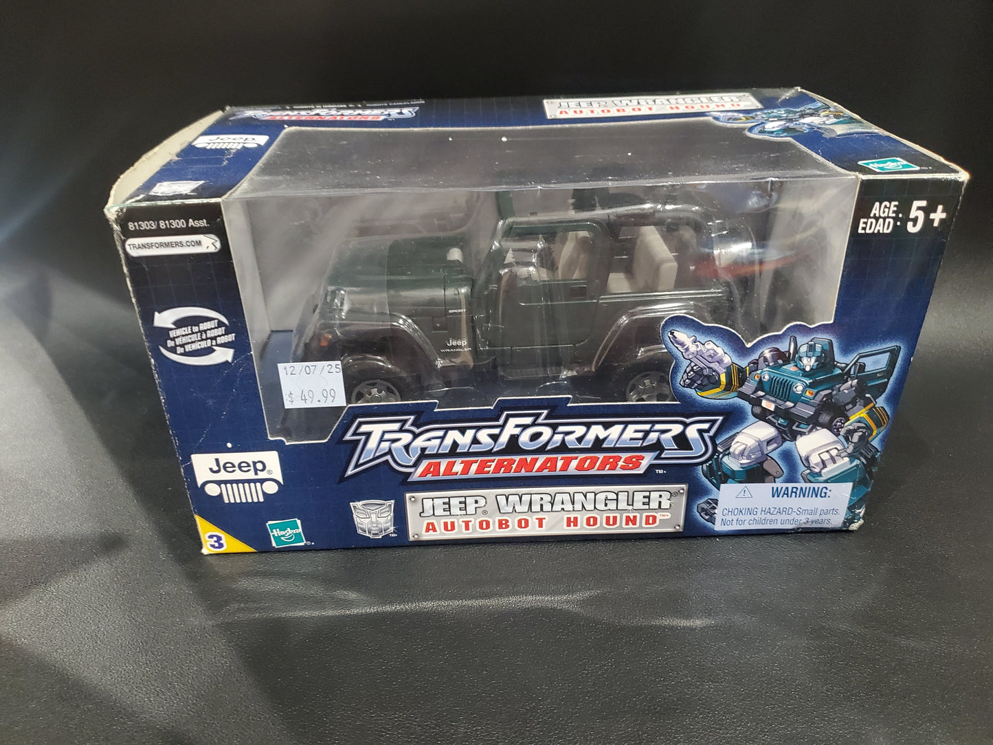 Transformers - Alternators - Jeep Wrangler Autobot Hound