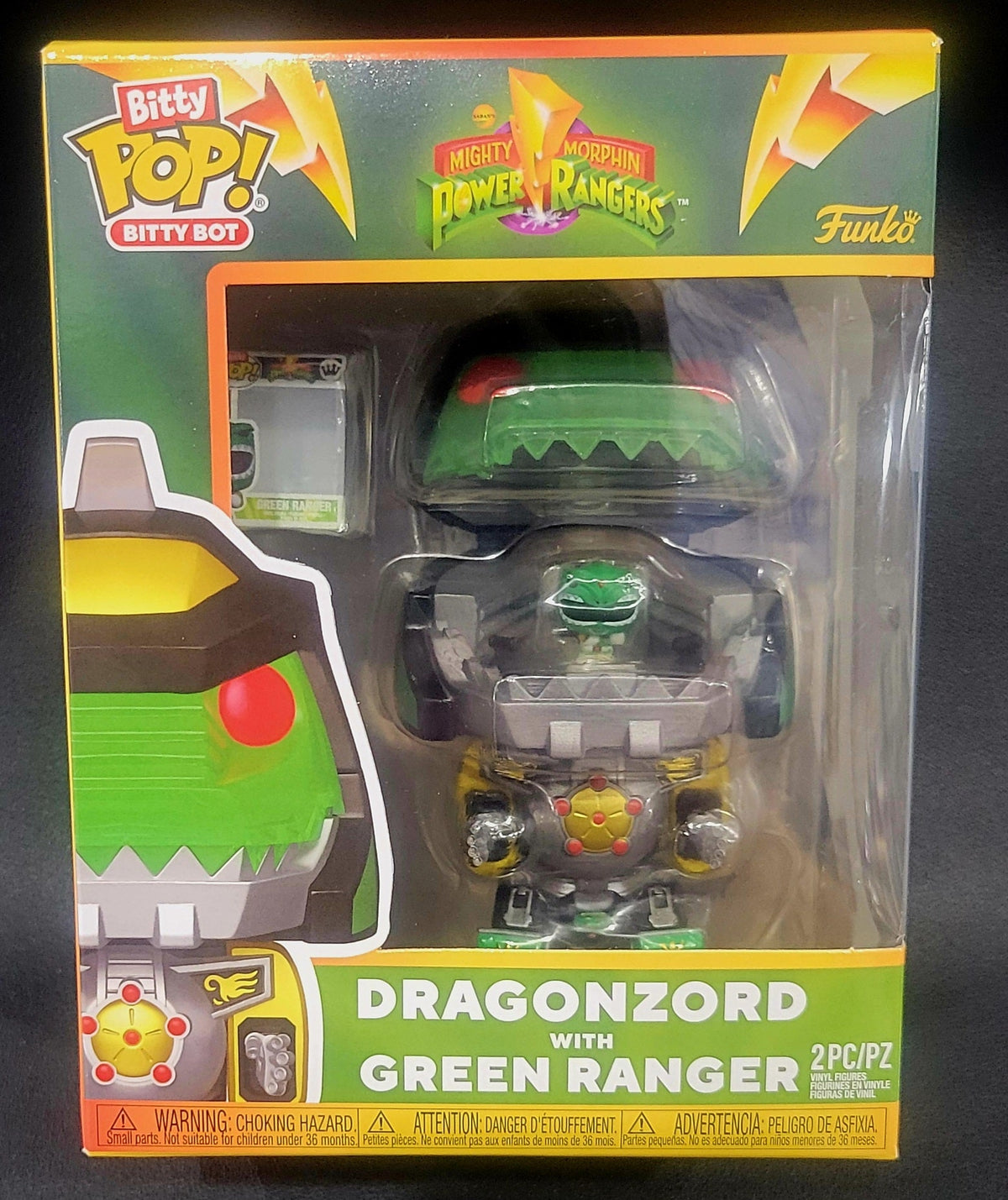 Funko - Mighty Morphin Power Rangers - Dragonzord with Green Ranger