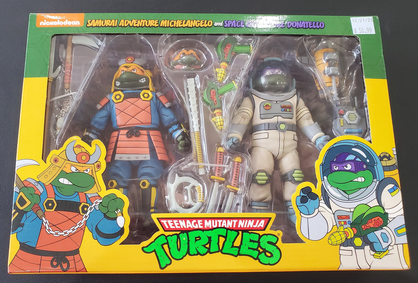 TMNT - Samurai Adventure Michelangelo and Space Adventure Donatello