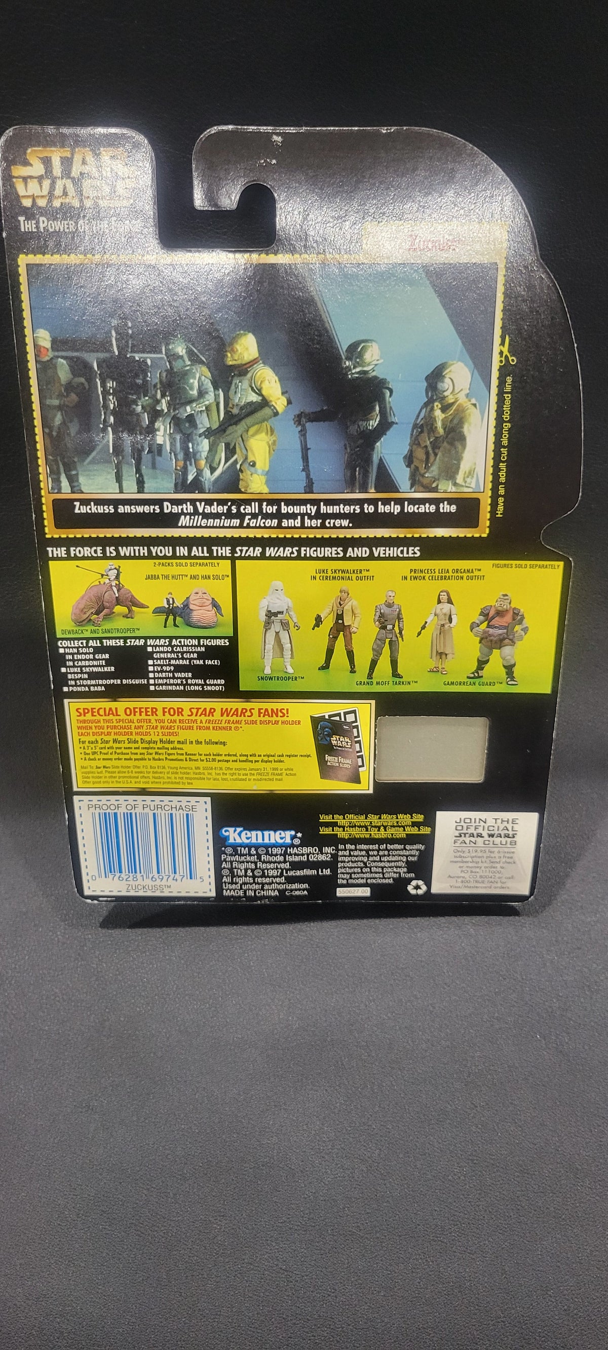 Star Wars - Zuckuss with Heavy Assault Blaster Rifle