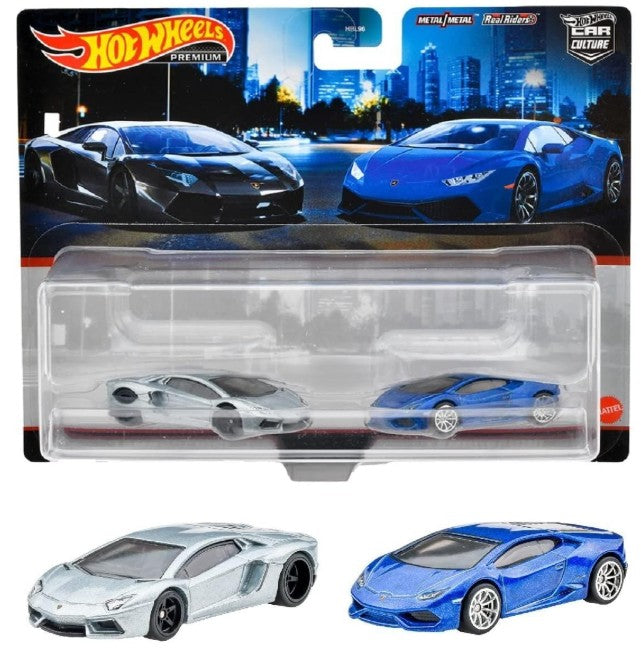 Hot Wheels - Car Culture - Lamborghini Aventador Coupe & Lamborghini Huracan LP 610-4