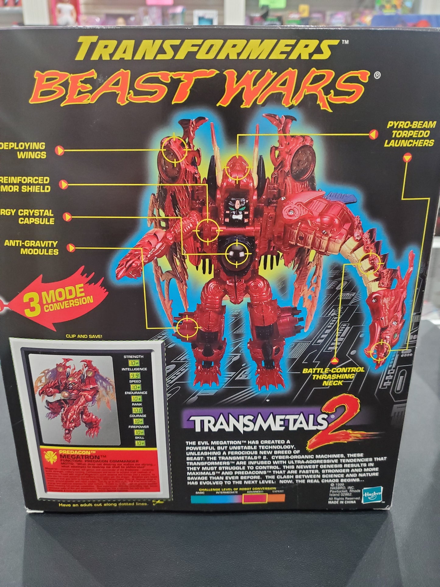 Transformers - Beast Wars - Evil Predacon Megatron Dragon