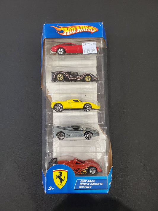 Hot Wheels - Ferrari - 5 Pack
